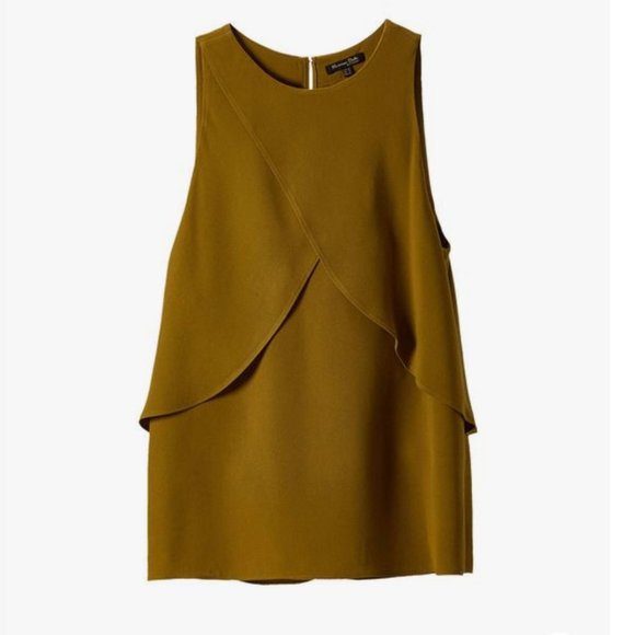 Massimo Dutti Draped Crossover Blouse - Picture 4 of 6